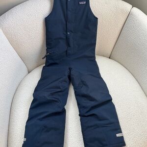 Patagonia Boys Adjustable Navy Snow Bib